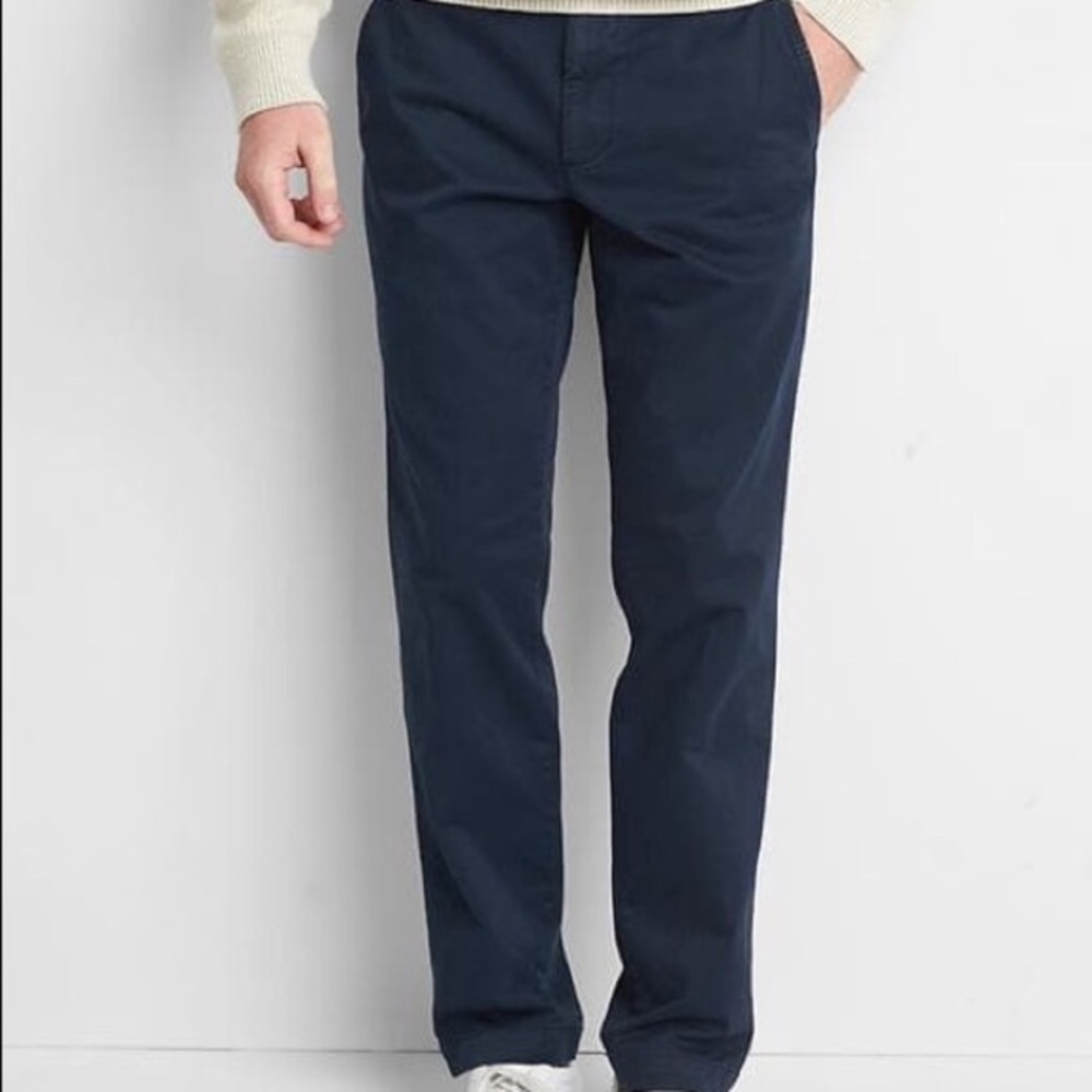 Gap Mid Rise Strech Khakis Pants